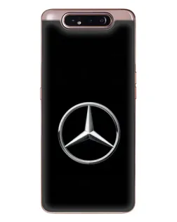 Чехол для Samsung Galaxy a80 2019 ( A805F ) с картинкой «Mercedes классический лого»