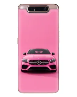 Чохол для Samsung Galaxy a80 2019 ( A805F ) з картинкою «Рожевий Mercedes AMG»