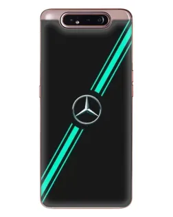 Чохол для Samsung Galaxy a80 2019 ( A805F ) з картинкою «Спортивні лінії Mercedes»