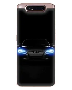 Чехол для Samsung Galaxy a80 2019 ( A805F ) с картинкой «Audi в неоне»
