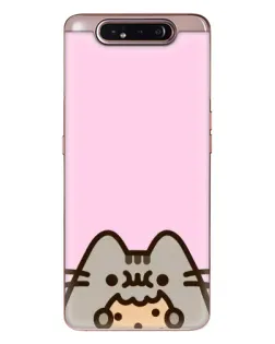 Чохол для Samsung Galaxy a80 2019 ( A805F ) з картинкою «Pusheen та печиво»