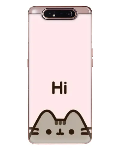 Чехол для Samsung Galaxy a80 2019 ( A805F ) с картинкой «Пушин говорит Hi» Чехол для Samsung Galaxy a80 2019 ( A805F ) с картинкой «Пушин говорит Hi»
