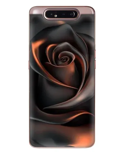 Чехол для Samsung Galaxy a80 2019 ( A805F ) с картинкой «Шелковая черная роза» Чехол для Samsung Galaxy a80 2019 ( A805F ) с картинкой «Шелковая черная роза»