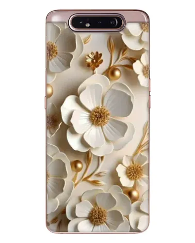 Чехол для Samsung Galaxy a80 2019 ( A805F ) с картинкой «Белие бумажние цвети» Чехол для Samsung Galaxy a80 2019 ( A805F ) с картинкой «Белие бумажние цвети»
