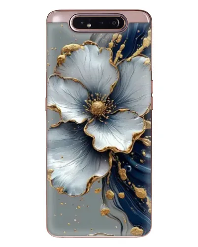 Чехол для Samsung Galaxy a80 2019 ( A805F ) с картинкой «Белый цветок и золотой флюид» Чехол для Samsung Galaxy a80 2019 ( A805F ) с картинкой «Белый цветок и золотой флюид»