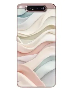 Чехол для Samsung Galaxy a80 2019 ( A805F ) с картинкой «Пастельные нежные волны»