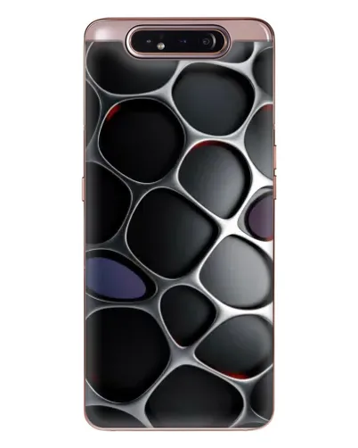 Чехол для Samsung Galaxy a80 2019 ( A805F ) с картинкой «Объемная темная решетка»