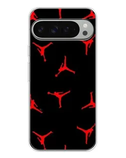 Чехол для Google Pixel 10 Pro XL с картинкой «Jordan Red Pattern»