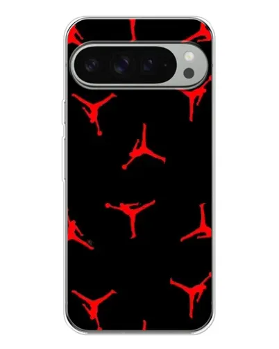 Чехол для Google Pixel 10 Pro XL с картинкой «Jordan Red Pattern»