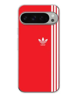 Чохол для Google Pixel 10 Pro XL з картинкою «Червоний мінімалізм Adidas»