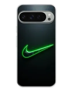 Чохол для Google Pixel 10 Pro XL з картинкою «Неоновий контур Nike»