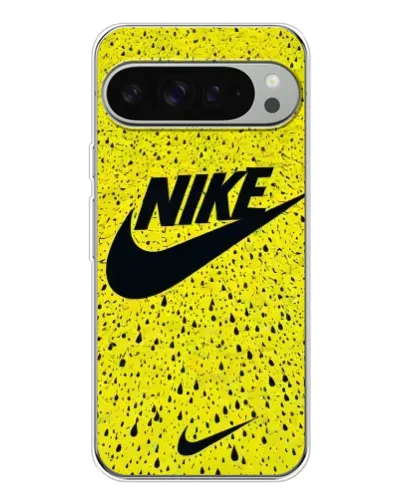 Чохол для Google Pixel 10 Pro XL з картинкою «Жовтий текстурний Nike»