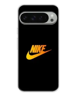 Чехол для Google Pixel 10 Pro XL с картинкой «Золотой логотип Nike»