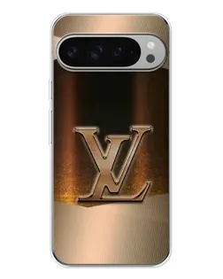 Чохол для Google Pixel 10 Pro XL з картинкою «LV — золоте сяйво»