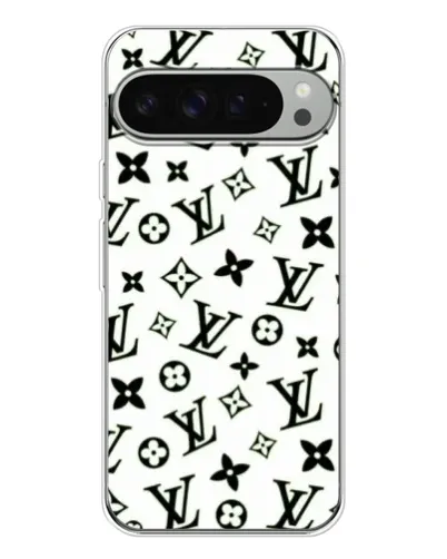 Чохол для Google Pixel 10 Pro XL з картинкою «Монохромний хаос LV»