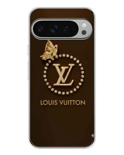 Чохол для Google Pixel 10 Pro XL з картинкою «LV — золота печатка»