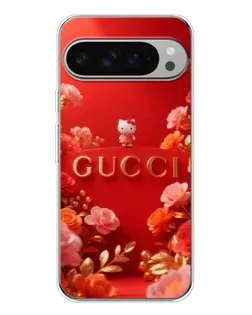 Чехол для Google Pixel 10 Pro XL с картинкой «Gucci — золотой сад»