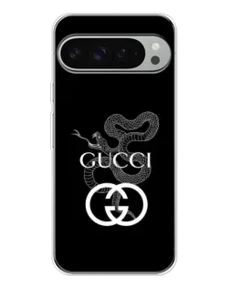 Чехол для Google Pixel 10 Pro XL с картинкой «Gucci — серебряная змея»