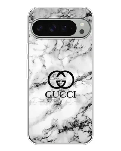 Чехол для Google Pixel 10 Pro XL с картинкой «Gucci — мраморный шик»