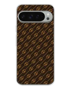 Чехол для Google Pixel 10 Pro XL с картинкой «Gucci — золотые диагонали»