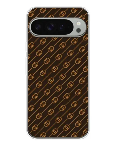 Чехол для Google Pixel 10 Pro XL с картинкой «Gucci — золотые диагонали»