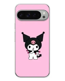 Чохол для Google Pixel 10 Pro XL з картинкою «Kuromi — рожева ніжність»