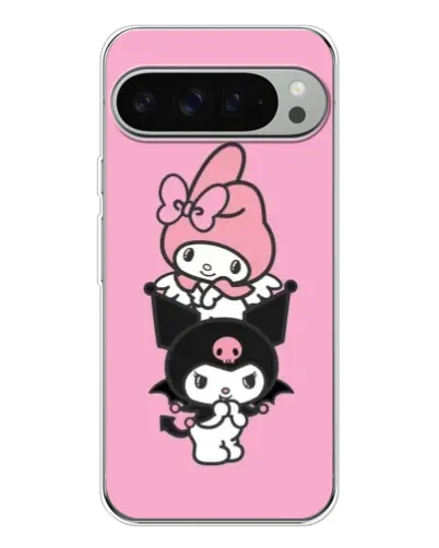 Чохол для Google Pixel 10 Pro XL з картинкою «Тріо My Melody та Kuromi»