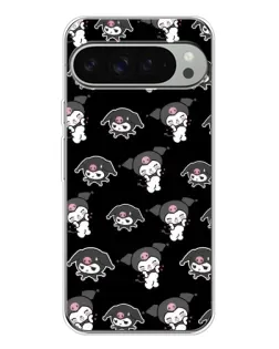 Чохол для Google Pixel 10 Pro XL з картинкою «Чорний паттерн Kuromi»