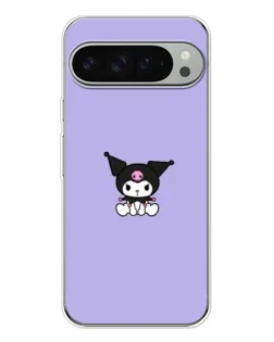 Чохол для Google Pixel 10 Pro XL з картинкою «Kuromi — фіолетовий мінімалізм»