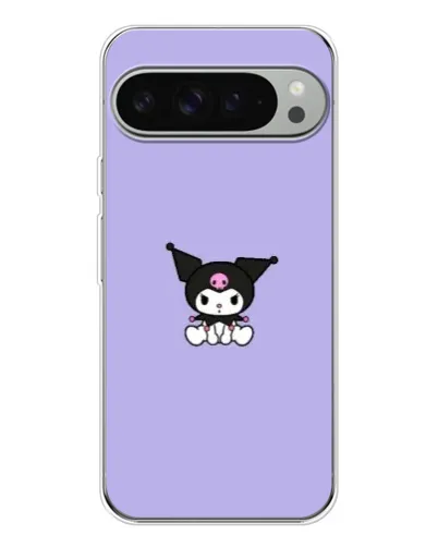 Чохол для Google Pixel 10 Pro XL з картинкою «Kuromi — фіолетовий мінімалізм»