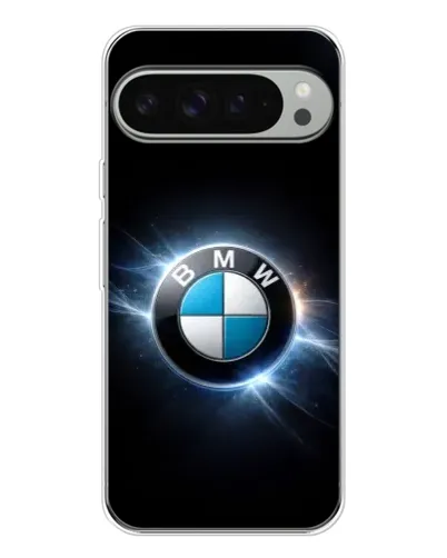 Чохол для Google Pixel 10 Pro XL з картинкою «BMW — неонове сяйво»