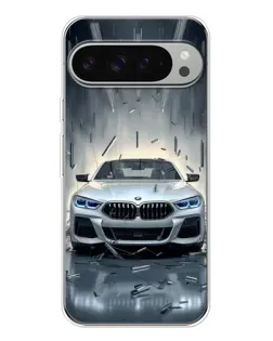Чохол для Google Pixel 10 Pro XL з картинкою «BMW у світлі фар»
