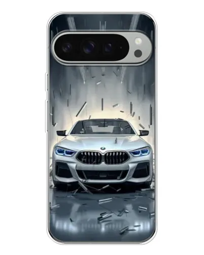 Чохол для Google Pixel 10 Pro XL з картинкою «BMW у світлі фар»