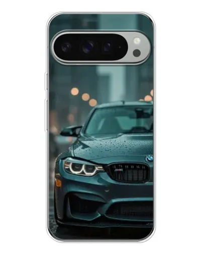 Чохол для Google Pixel 10 Pro XL з картинкою «BMW у вогнях міста»