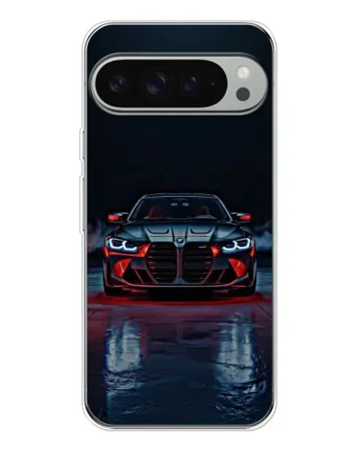 Чохол для Google Pixel 10 Pro XL з картинкою «BMW на мокрій дорозі»
