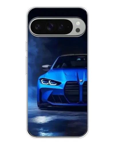 Чохол для Google Pixel 10 Pro XL з картинкою «Блакитна BMW M4»