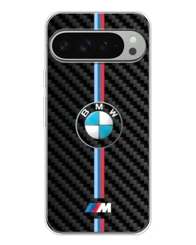 Чохол для Google Pixel 10 Pro XL з картинкою «Емблема BMW та карбон»