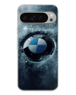 Чехол для Google Pixel 10 Pro XL с картинкой «Логотип BMW — лед»