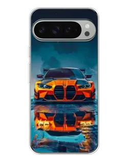 Чехол для Google Pixel 10 Pro XL с картинкой «BMW — золотая эмблема»