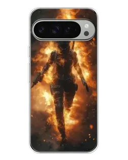 Чохол для Google Pixel 10 Pro XL з картинкою «BMW — швидкість у дощі»