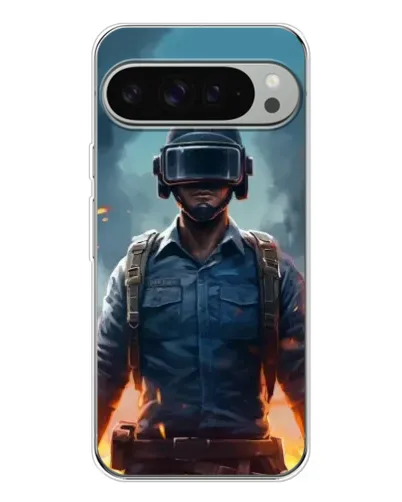 Чохол для Google Pixel 10 Pro XL з картинкою «PUBG — реалістичний герой»