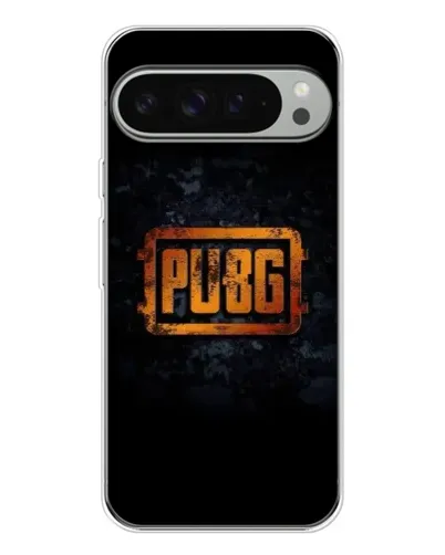 Чохол для Google Pixel 10 Pro XL з картинкою «PUBG — золотий логотип»