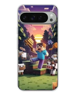 Чохол для Google Pixel 10 Pro XL з картинкою «Стів на фермі»