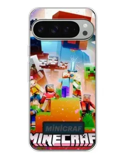 Чохол для Google Pixel 10 Pro XL з картинкою «Minecraft герої гри»