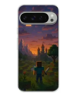 Чохол для Google Pixel 10 Pro XL з картинкою «Стів біля вежі»