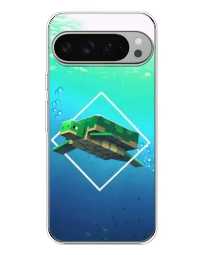 Чохол для Google Pixel 10 Pro XL з картинкою «Черепаха Minecraft»