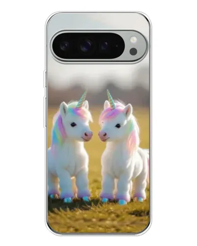 Чохол для Google Pixel 10 Pro XL з картинкою «Пара єдинорогів»