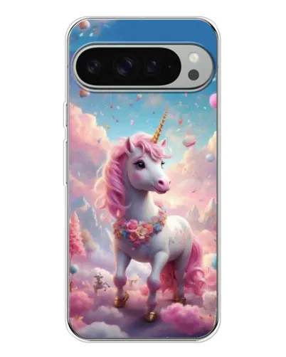 Чохол для Google Pixel 10 Pro XL з картинкою «Єдиноріг серед хмар»