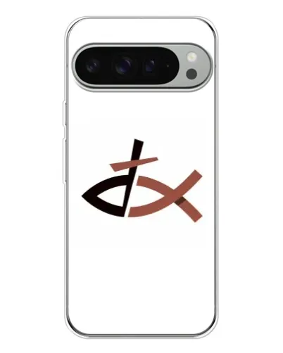 Чохол для Google Pixel 10 Pro XL з картинкою «Риба та хрест»