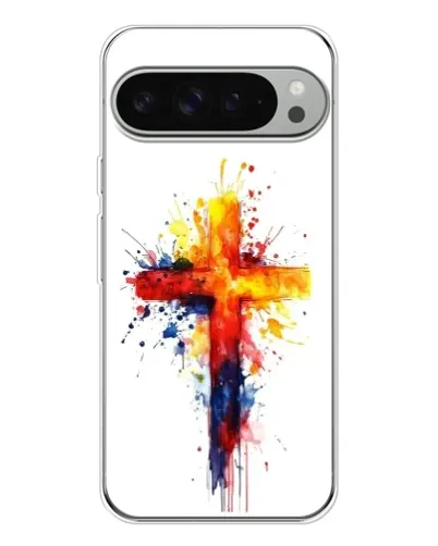 Чохол для Google Pixel 10 Pro XL з картинкою «Акварельний хрест»
